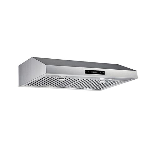 Ductless Under Cabinet Range Hood with Light in Stainless Steel. . Range exhaust hood home depot